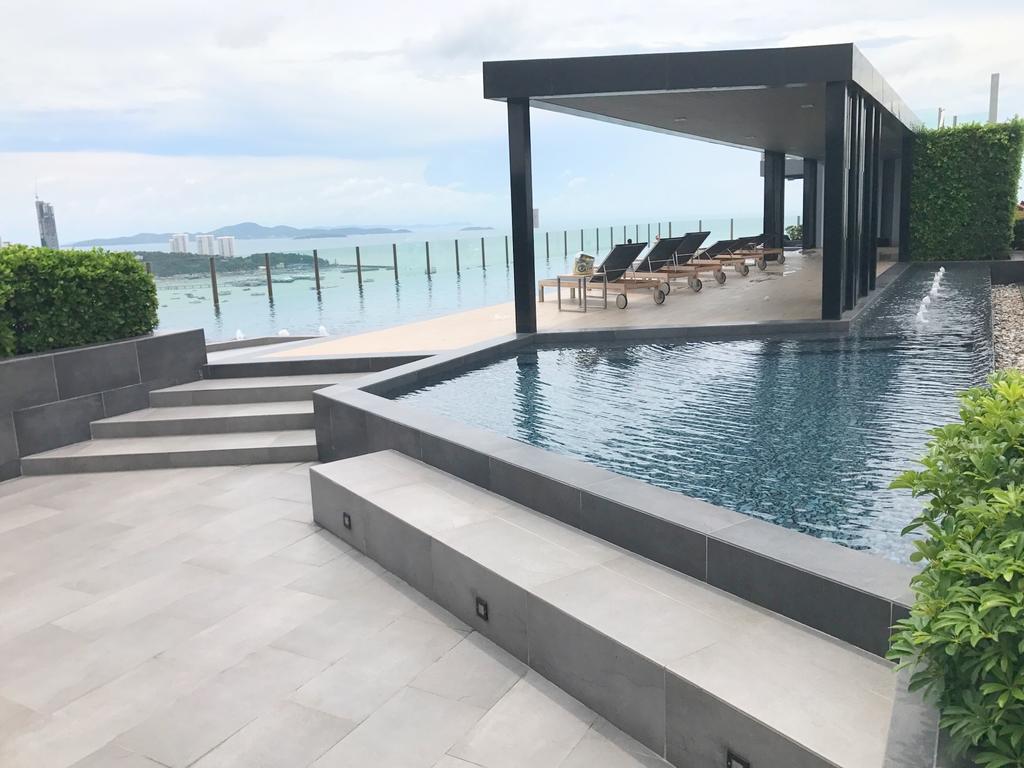 パッタヤーThe Base Highfl Seaviewアパートメント エクステリア 写真