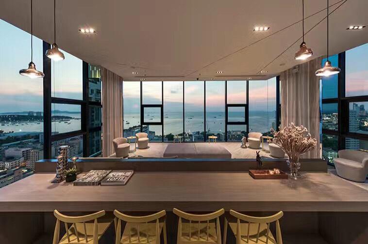 パッタヤーThe Base Highfl Seaviewアパートメント エクステリア 写真