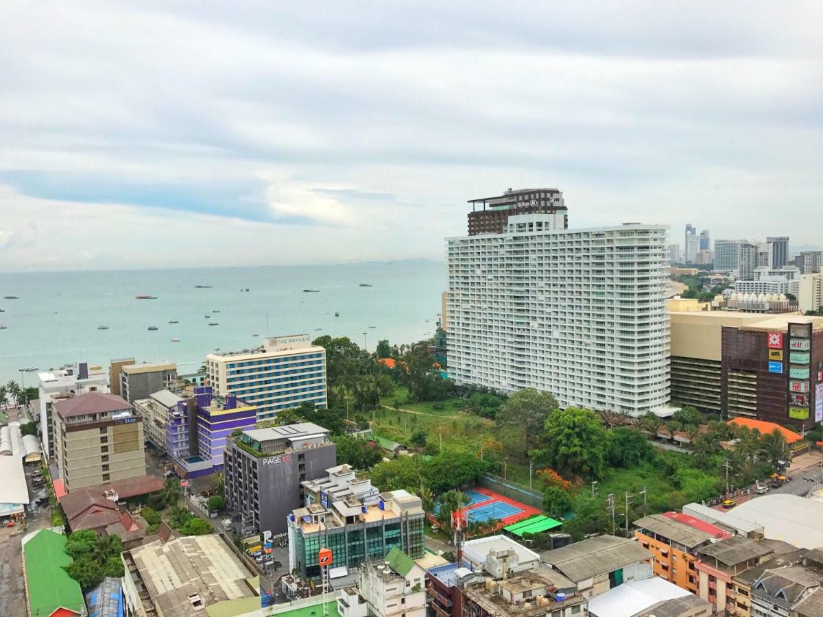 パッタヤーThe Base Highfl Seaviewアパートメント エクステリア 写真